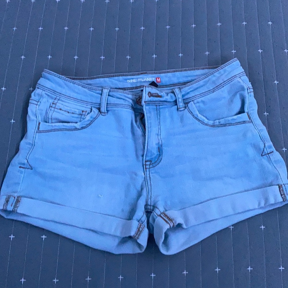 Medium Light Blue Shorts.